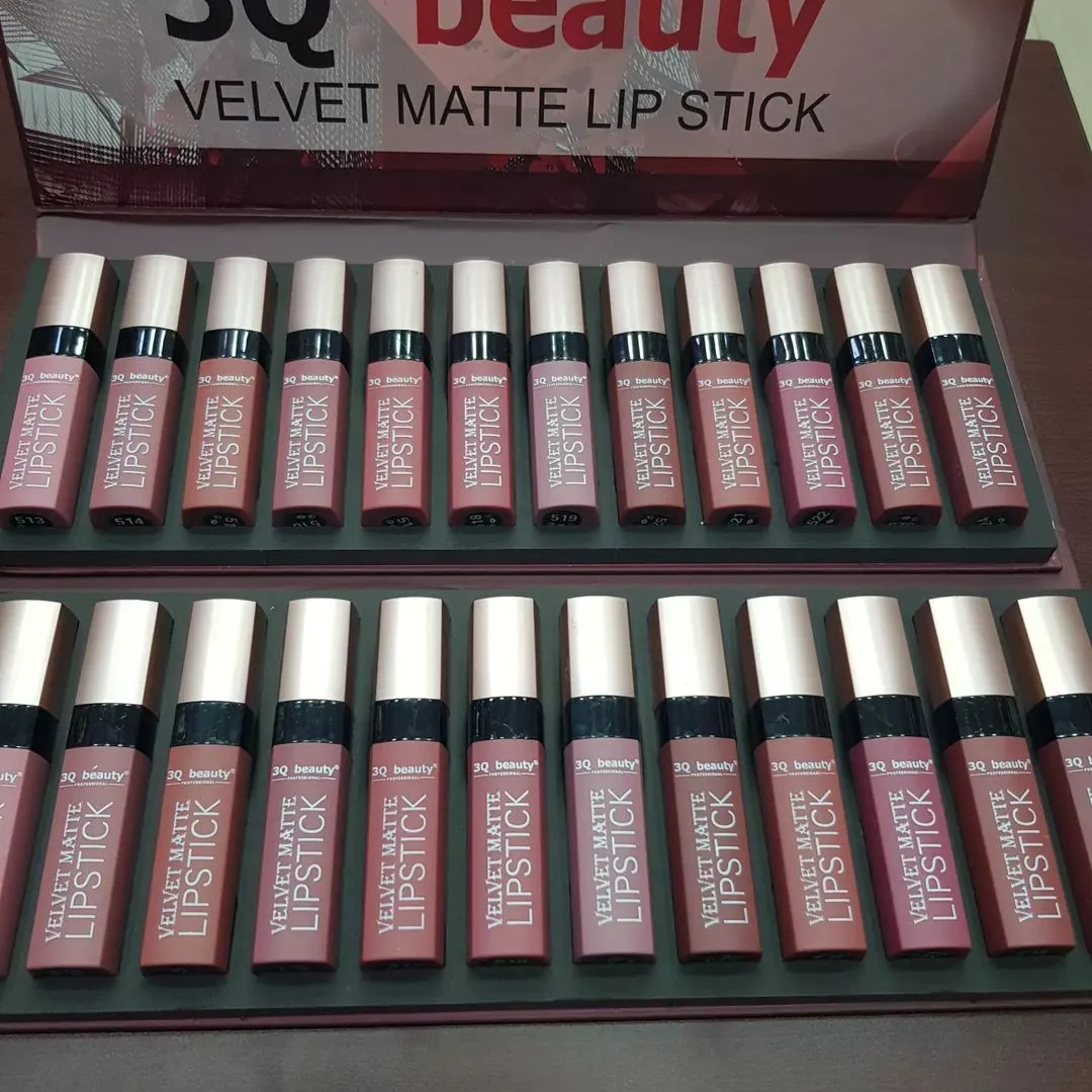 12pcs 3Q Beauty Matte Velvet Lipstick Set