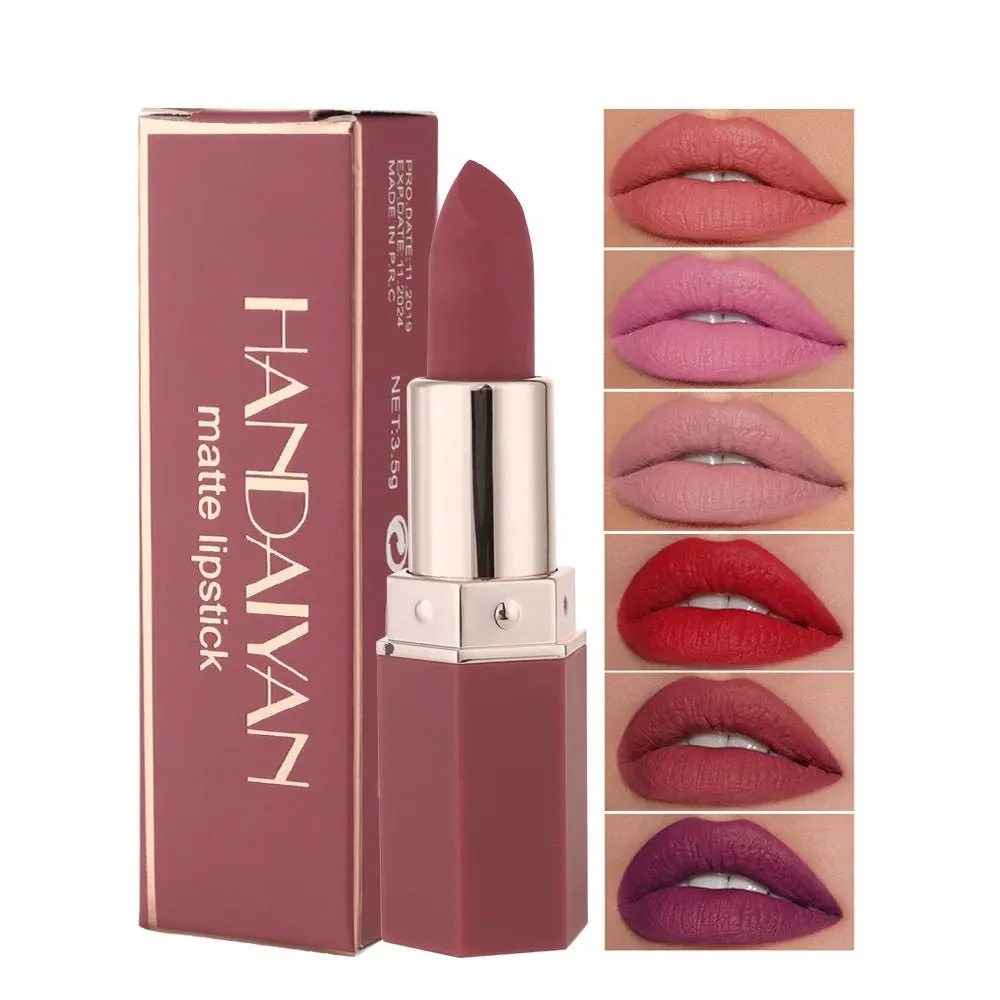 6 Colors Matte Lipstick Beauty Lip Gloss