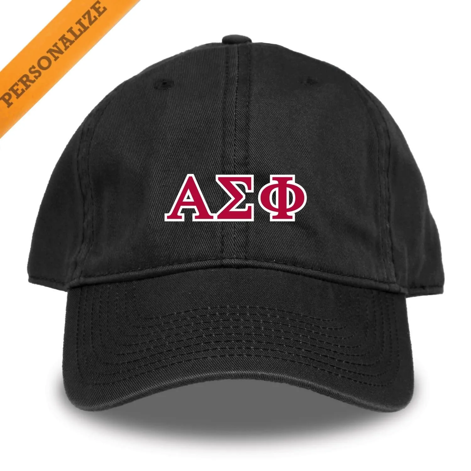 Alpha Sig Personalized Black Hat