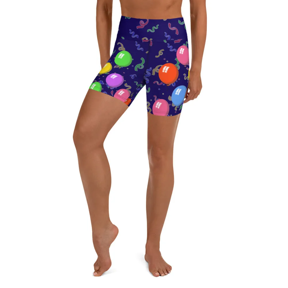 Balloons Yoga Shorts