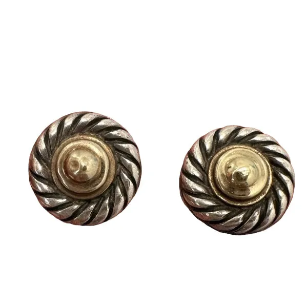 David Yurman Cookie Stud Earrings. As Is