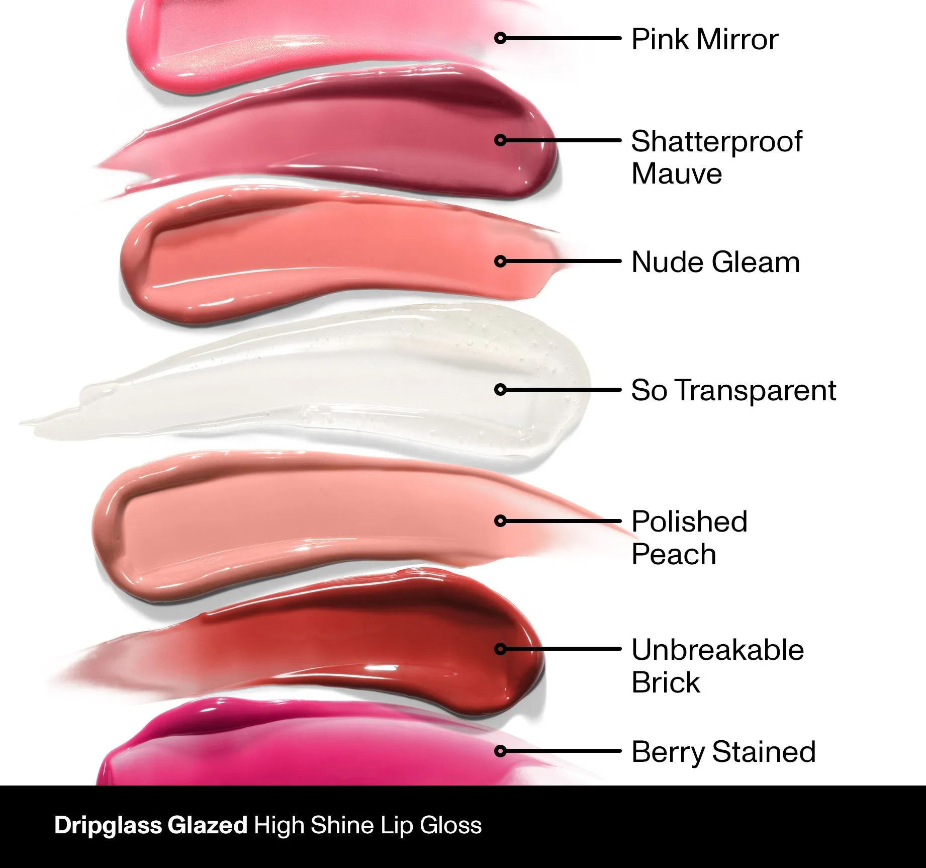 Dripglass Glazed High Shine Lip Gloss - Pink Mirror