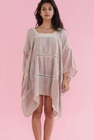 Embroidered Crochet Kaftan Vola