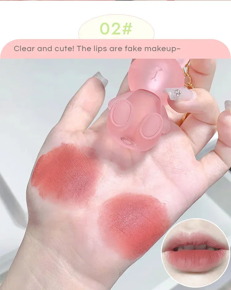 Gege Bear Frosty Bunny Lipgloss Matte Velvet Lip Clay