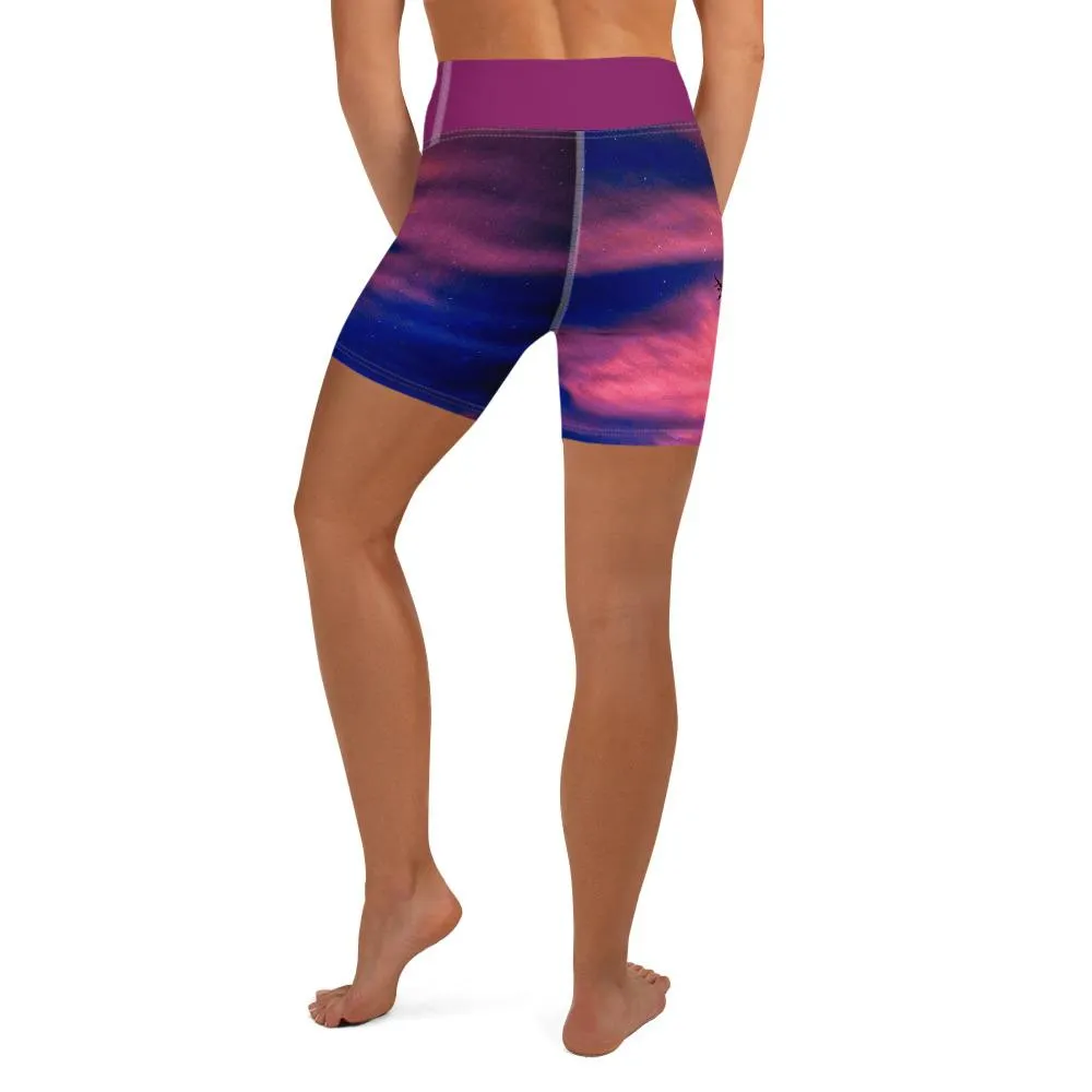 Joshua Tree Colorful Yoga Shorts - California