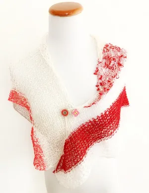 Lipstick and powder shawl