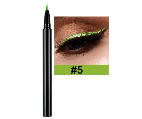 Long Lasting Quick Dry Colorful Liquid Eyeliner - MQO 25 pcs