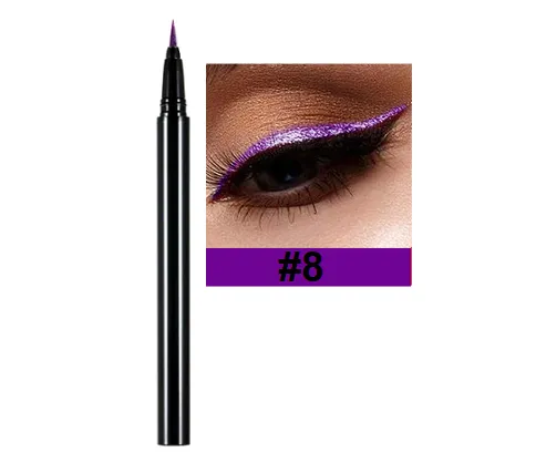 Long Lasting Quick Dry Colorful Liquid Eyeliner - MQO 25 pcs