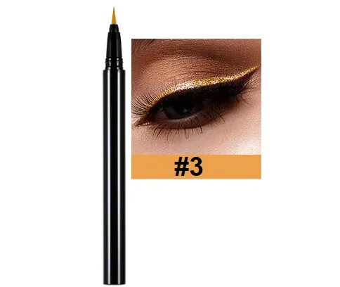 Long Lasting Quick Dry Colorful Liquid Eyeliner - MQO 25 pcs