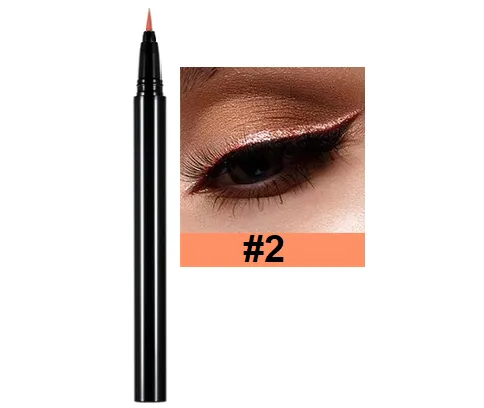 Long Lasting Quick Dry Colorful Liquid Eyeliner - MQO 25 pcs