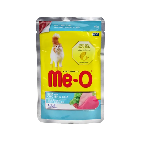 Me-o Cat Food Tuna With Chicken Jelly 80g