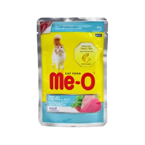 Me-o Cat Food Tuna With Chicken Jelly 80g