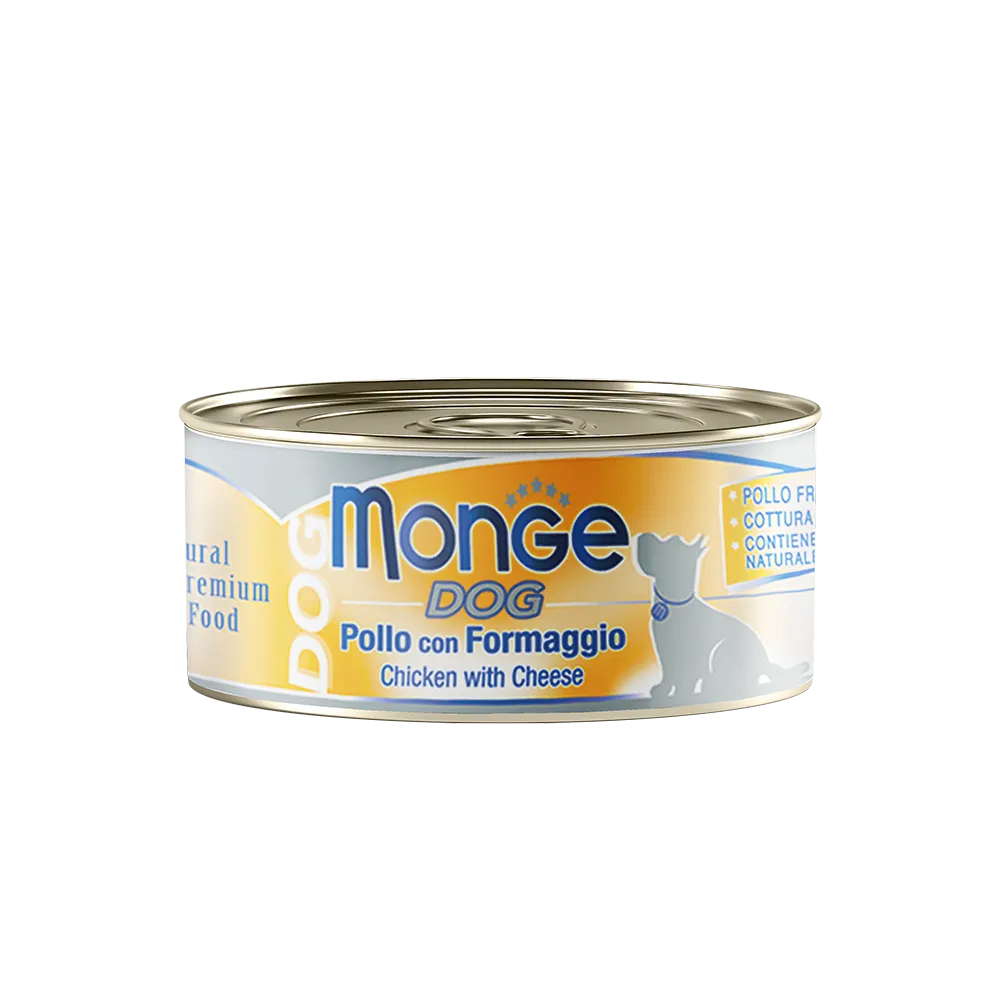 Monge Dog Chicken with Cheese 95g