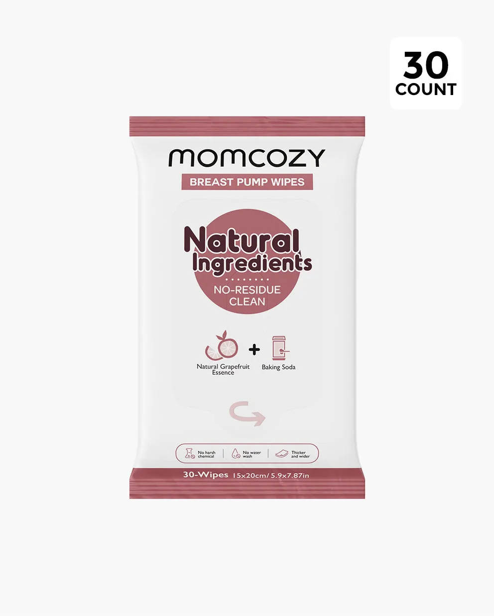 Natural Breast Pump Wipes - Safe & Convenient