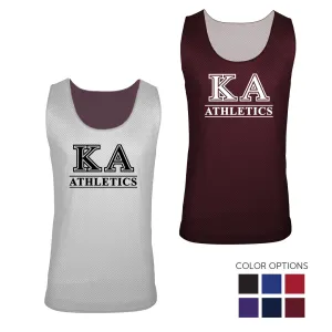 New! Kappa Alpha Reversible Personalized Intramural Mesh Jersey Tank