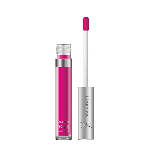 Nicka K Lipshine"Fuchsia" A576, Cosmetics, vibrant colors, bright colors, shining lips, lip shine, long lasting,