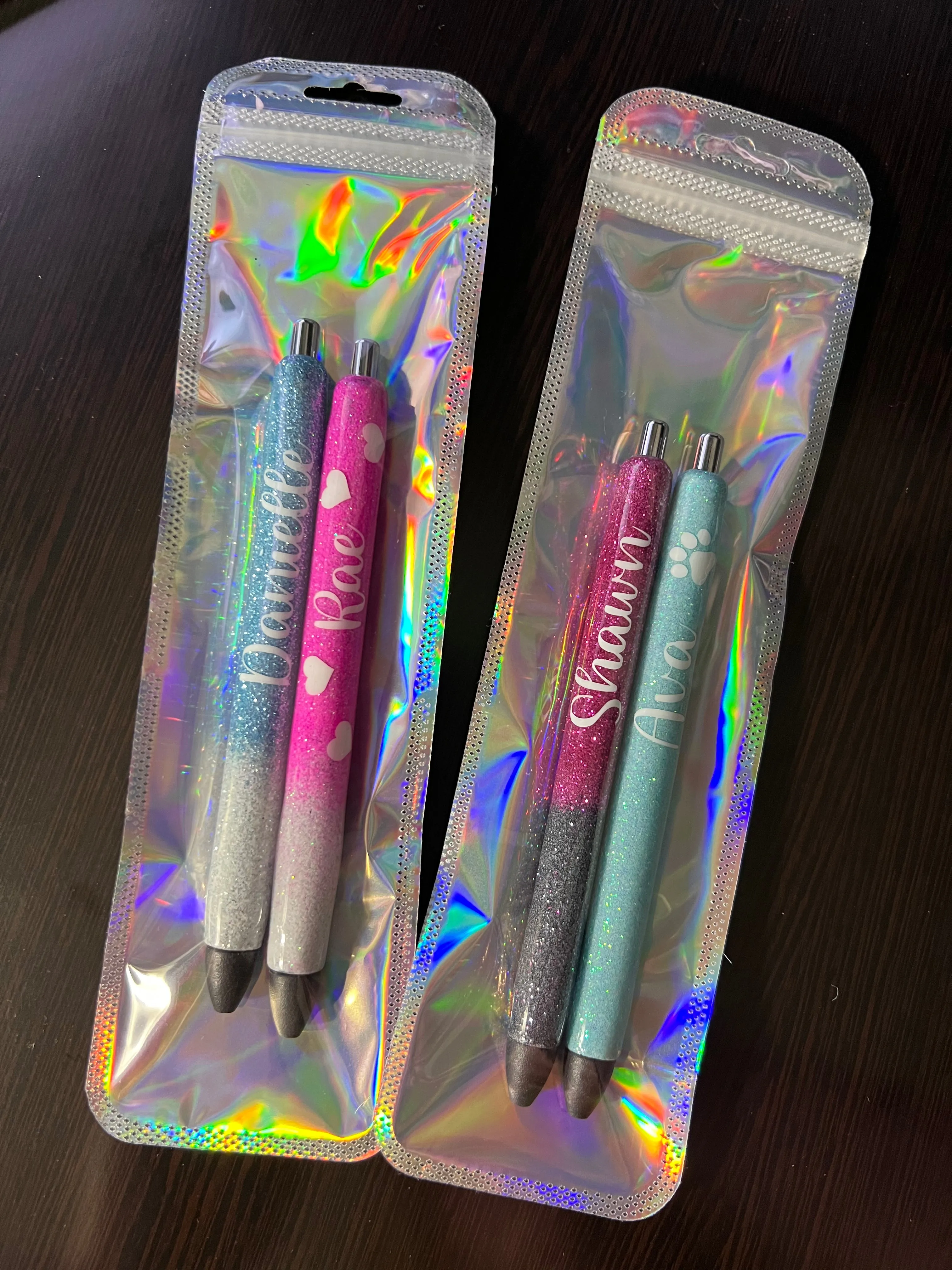 Personalized Glitter Pens