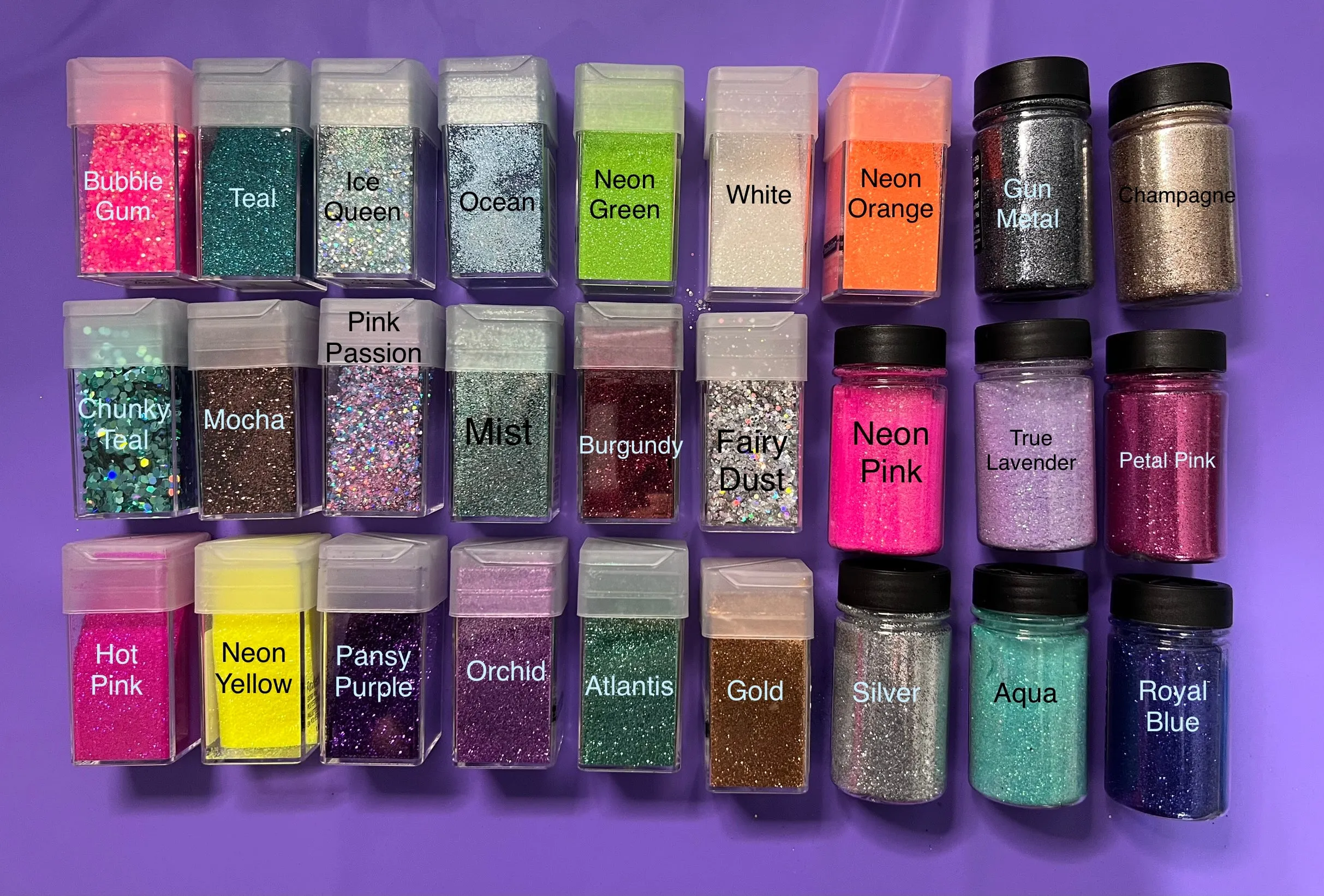 Personalized Glitter Pens