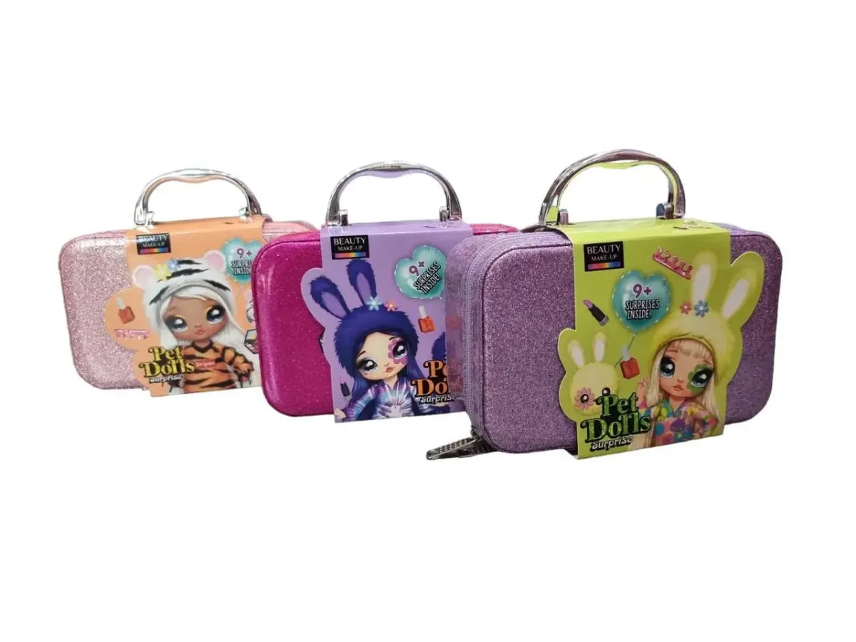 Pet Doll Surprise Suitcase Makeup Kit