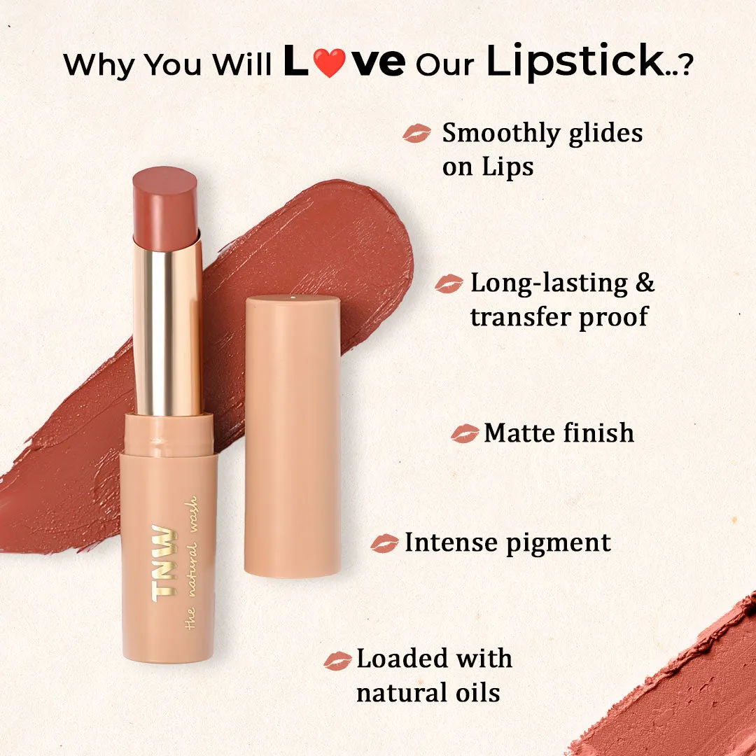 SILKY MATTE FUSION LONGSTAY LIP COLOUR (03 Solar Rust)