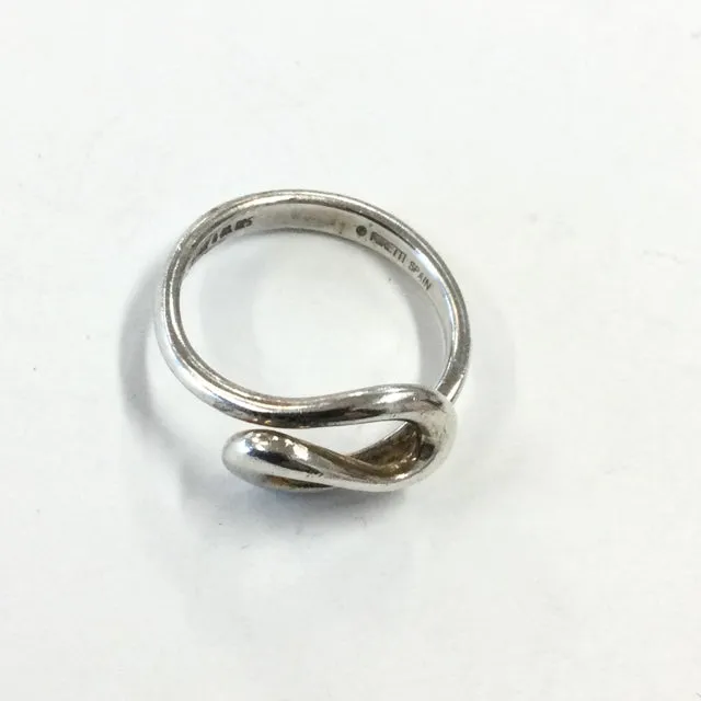 Tiffany & Co. Elsa Peretti Open Wave Ring. Size 6 3/4