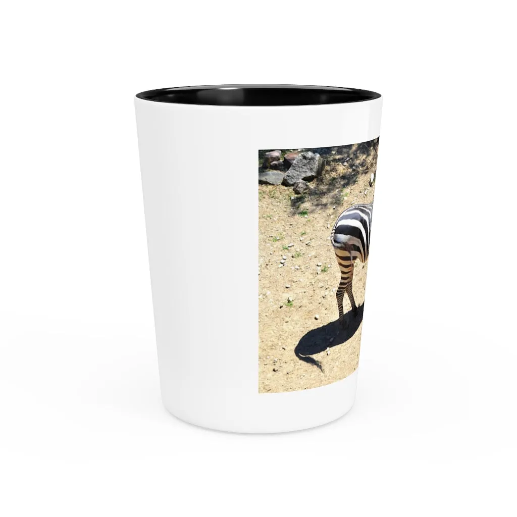 Zebra Shot Glass